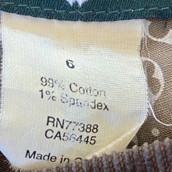 J. Crew Brown Corduroy Stretch Mini Skirt - Picture 8 of 9